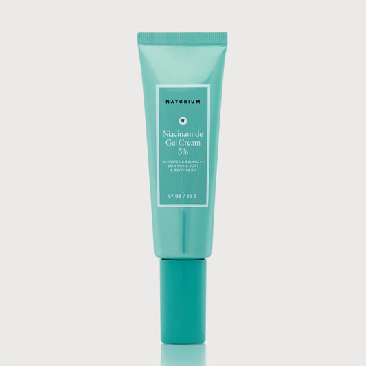 niacinamide-gel-cream-5-p6 NATR_NiaGelCream_tube_front_CapOn_bonebkgd.webp